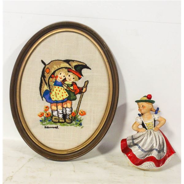 VINTAGE HUMMEL "DANCING GIRL" FIGURINE &