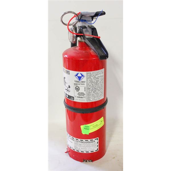 FIRE EXTINGUISHED BY STRILE FIRST