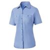 Image 1 : NEW FEMALE S/S LT BLUE WORKISH BLUE SHIRT