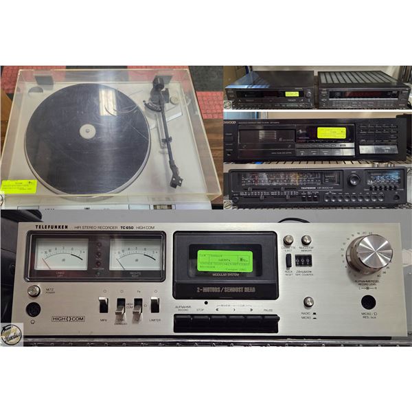 VINTAGE TELEFUNKEN AUDIO AND OTHER AUDIO EQUIPMENT