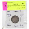 Image 1 : CDN 25 CENT COLLECTION SILVER 1901