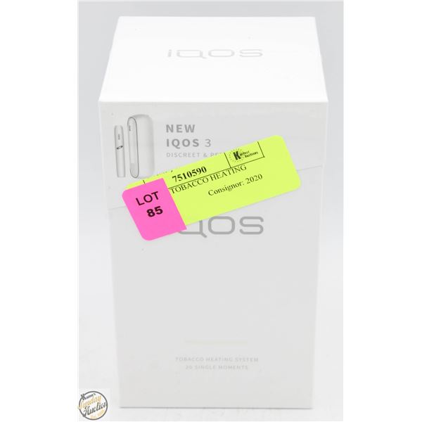 NEW IQOS3 TOBACCO HEATING SYSTEM 20 SINGLE MOMENTS