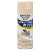 Image 1 : NEW 3 X 340G RUST-OLEUM PAINT + PRIMER IVORY SILK