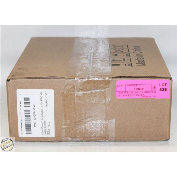 NEW FULUKU 64G ANDROID FM SWC MIC BACKUP CAMERA