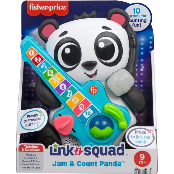 BRAND NEW FISHER PRICE LINK SQUAD JAM AND COUNT