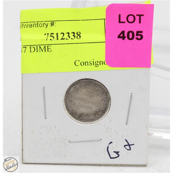 CDN 1887 DIME