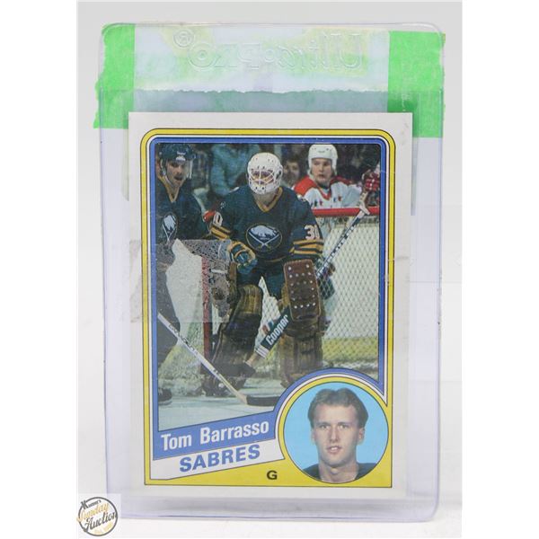 TOM BARRASSO ROOKIE 1984-85 TOPPS RAW CARD
