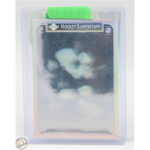 WAYNE GRETZKY 1990 UPPER DECK HOLO KINGS STICKER