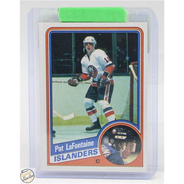 PAT LAFONTAINE ROOKIE 1984-85 TOPPS RAW CARD