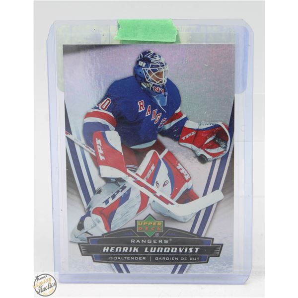 HENRIK LUNDQVIST ROOKIE 2005-06 UPPER DECK
