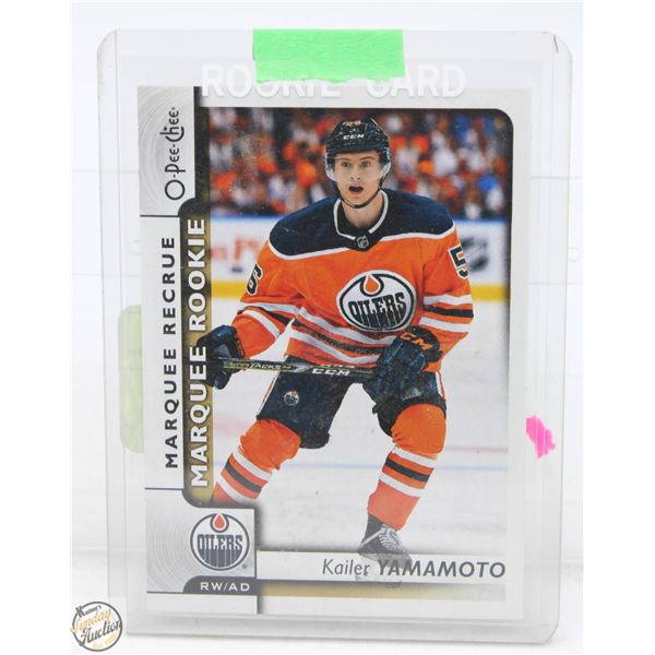 KAILER YAMAMOTO MARQUEE ROOKIE OPC 2017 18 CARD