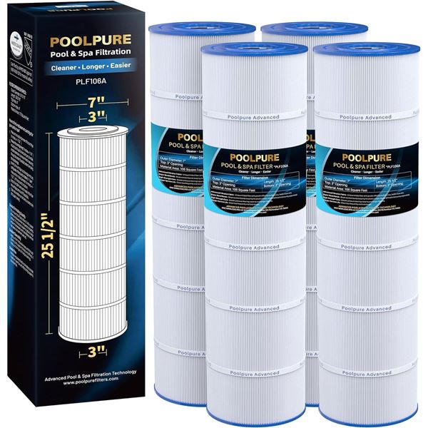 NEW WITH BOX POOLPURE PLF106A - 4PACK OF