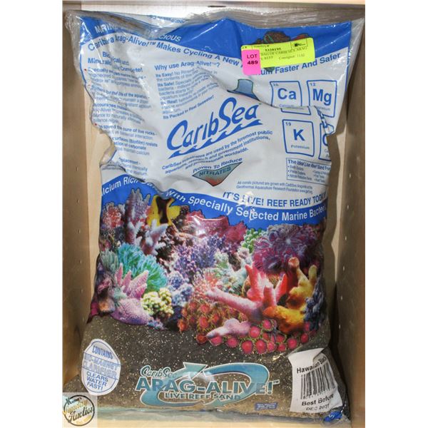NEW 20LB BAG OF CARIB SEA ARAG ALIVE LIVE REEF