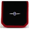 Image 1 : #2716-NATURAL 0.45 OVAL SHAPED TANZANITE STONE