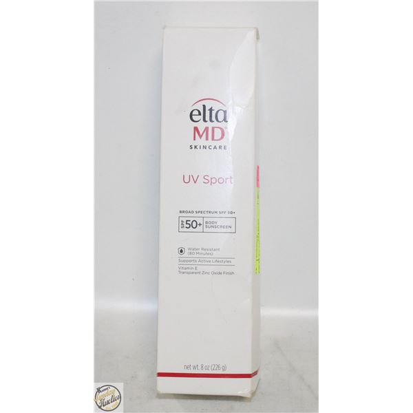 NEW ELTA MD SKINCARE UV SPORT SPF 50+ SUNSCREEN
