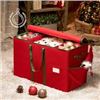 Image 1 : BRAND NEW ZOBER ORNAMENT STORAGE BOX RED