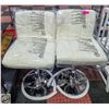 Image 1 : NEWLY ASSEMBLED 2 WHITE BARSTOOL SEATS