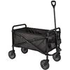 Image 1 : NEWLY ASSEMBLED SMALL FOLDING WAGON CART BLACK