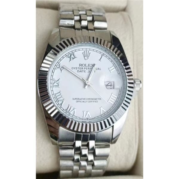 NEW REPLICA R0LEX QUARTZ "DATEJUST" WATCH