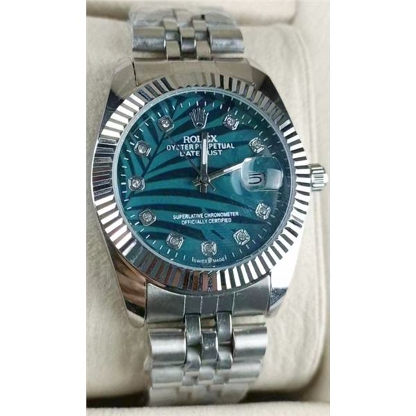 NEW REPLICA R0LEX QUARTZ "DATEJUST" WATCH