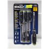 Image 1 : NEW KOBALT 6PC DIAMOND COATED TIP SCREWDRIVER SET