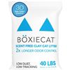Image 1 : NEW 40LB BOXIE CAT CLUMPING CLAY CAT LITTER
