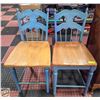 Image 1 : 2 TULIP BACK BAR SIZE CHAIRS