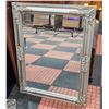 Image 1 : HANGING SILVER COLOURED MIRROR 32" X 23.5"