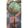 Image 1 : APPROX 3FT TALL WORLD GLOBE (BASE IS ROUND)