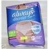 Image 1 : 42 PACK ALWAYS DISCREET SIZE SMALL 2-14 UNDERWEAR
