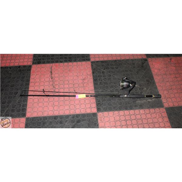 FISHING ROD SPINNING COMBO R2 BLACK COLOR