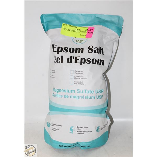 NEW 3LB EPSOM SALT - PEPPERMINT