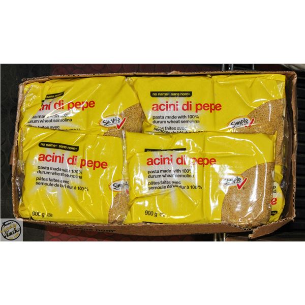 12 BAGS OF NO NAME ACINI DI PEPE PASTA BB 2/2025