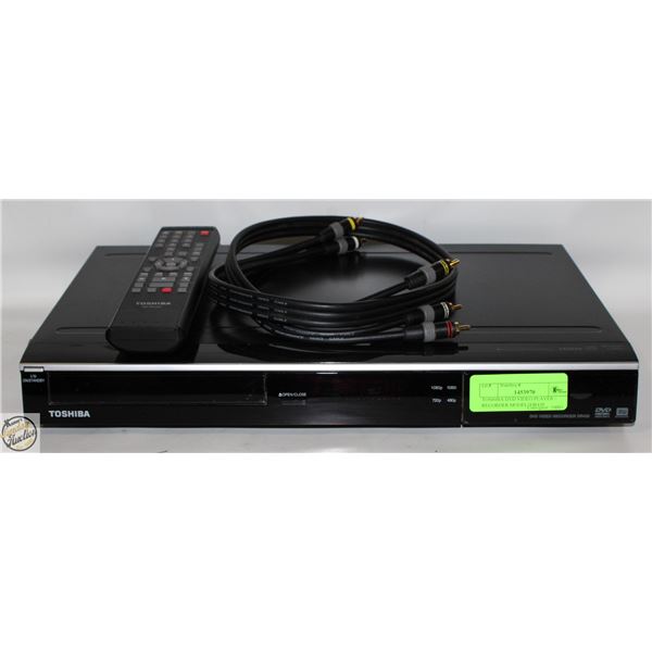 TOSHIBA DVD VIDEO PLAYER / RECORDER MODEL#DR430
