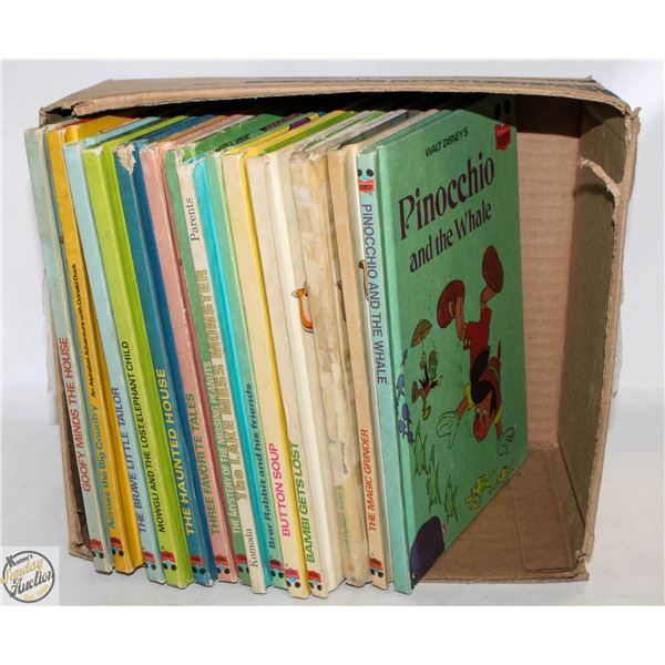 DISNEY HARD COVER CHILDRENS BOOKS VINTAGE