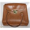 Image 1 : GENUINE LEATHER BRASS HARDWARE HANGBAG