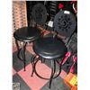 Image 1 : LOT OF 2 METAL HEAVY DUTY BAR CHAIRS