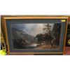 Image 1 : LARGE FRAMED ESTATE WALL HANGING