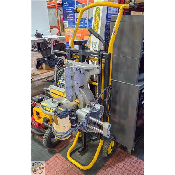 12" DEWALT SLIDING COMPOUND MITRE SAW WITH ROLLING