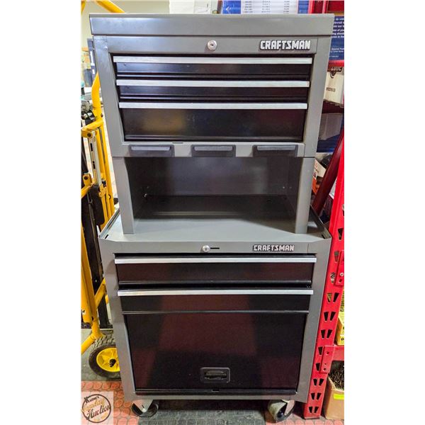 CRAFTSMAN TOOL BOX ON WHEELS COMES W/KEYS
