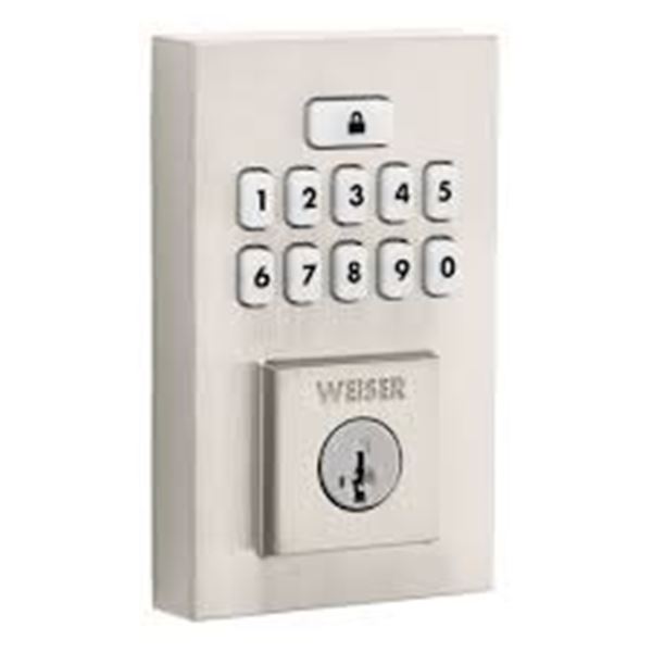 NEW WEISER SMARTCODE SATIN NICKEL