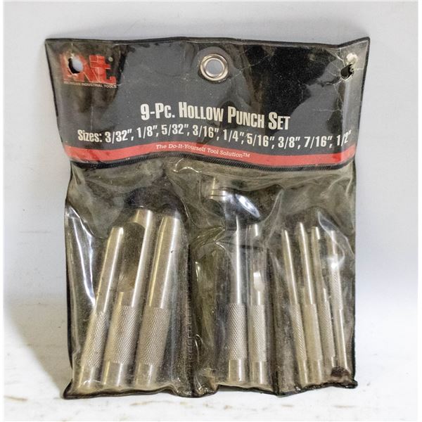 MIT BRAND 9 PIECE HOLLOW PUNCH SET