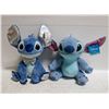 Image 1 : 2 DISNEY STITCH STUFFED TOYS WITH TAGS