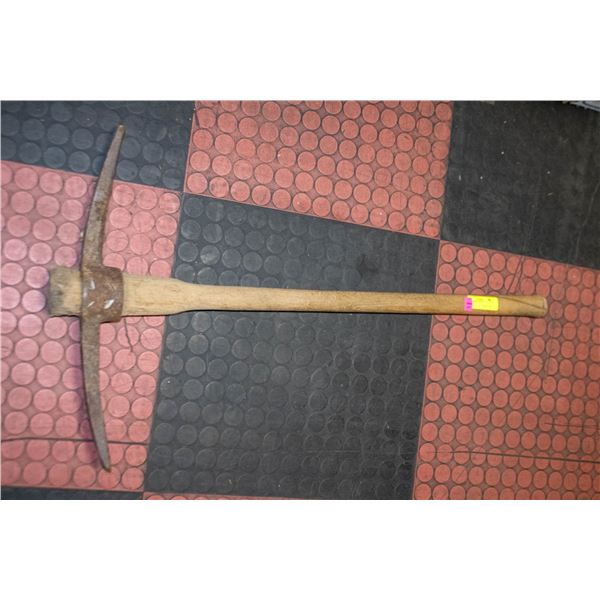 VINTAGE PICK AXE 37"