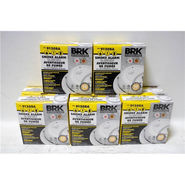 NEW IN BOX 8 SMOKE DETECTOR ALARMS