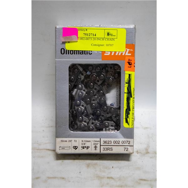 STHIL 3623-002-0073 20 INCH CHAIN NEW