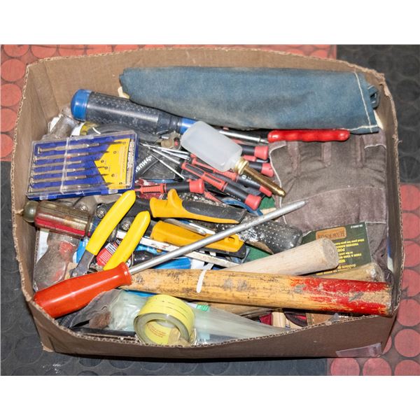 TOOLS- BOX LOT ASSORTED