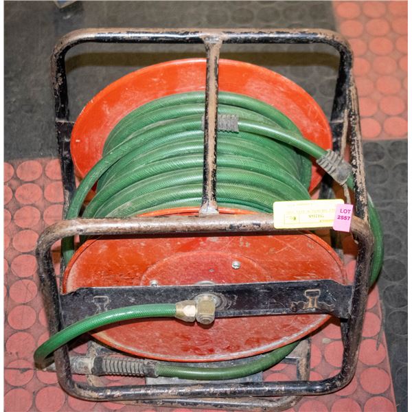 PORTABLE AIR HOSE W/ REEL AND STAND