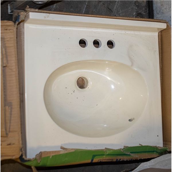 BATHROOM SINK NEW 17 X 19 INCHES