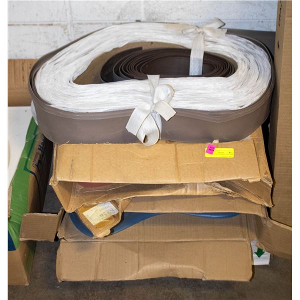 4 ROLLS 4 INCH RUBBER COVE BASE